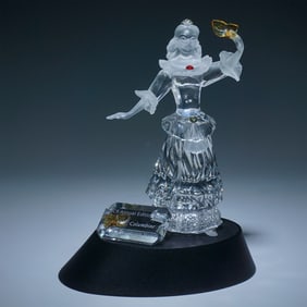 3pc Swarovski SCS Columbine AE Figurine + Stand & Plaque