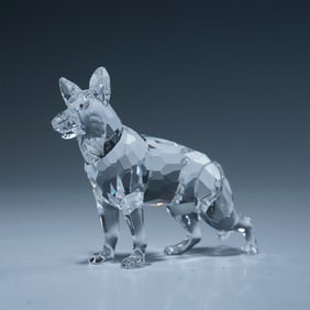 Swarovski Crystal Figurine, German Shepherd