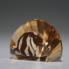 Swarovski SCS Lion's Head Paperweight, 2016 Renewal Gift