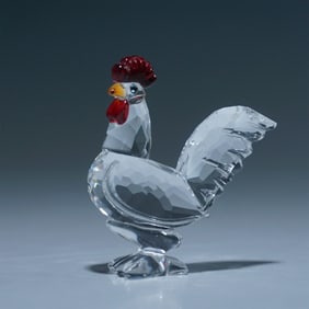 Swarovski Crystal Figurine, Cockerel