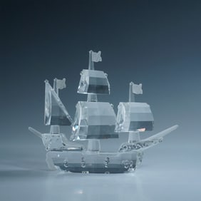 Swarovski Crystal Figurine, Santa Maria