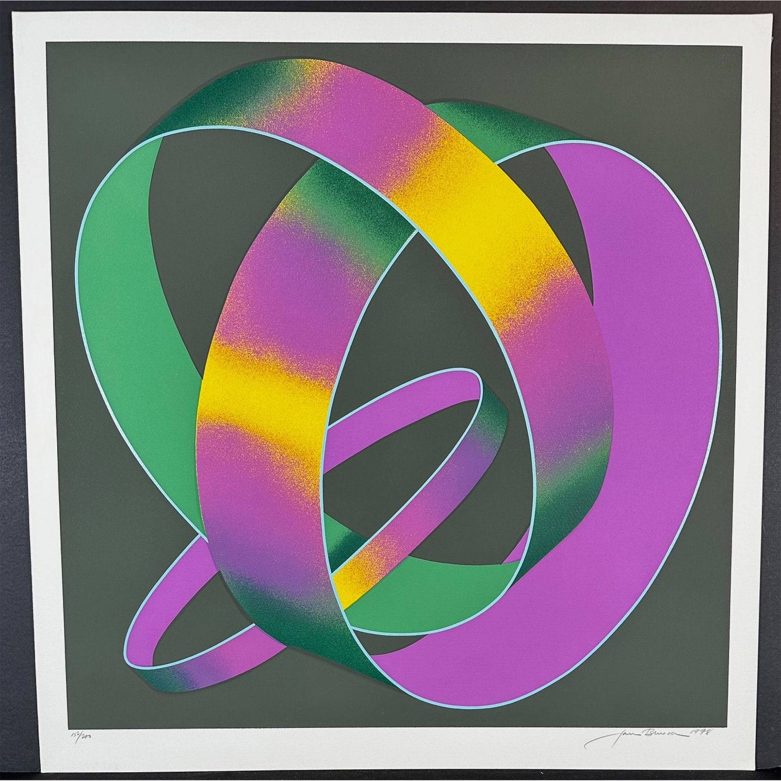 Jack Brusca (American 1939-1993) Silkscreen Whisper Theme: Dimensions: See Description