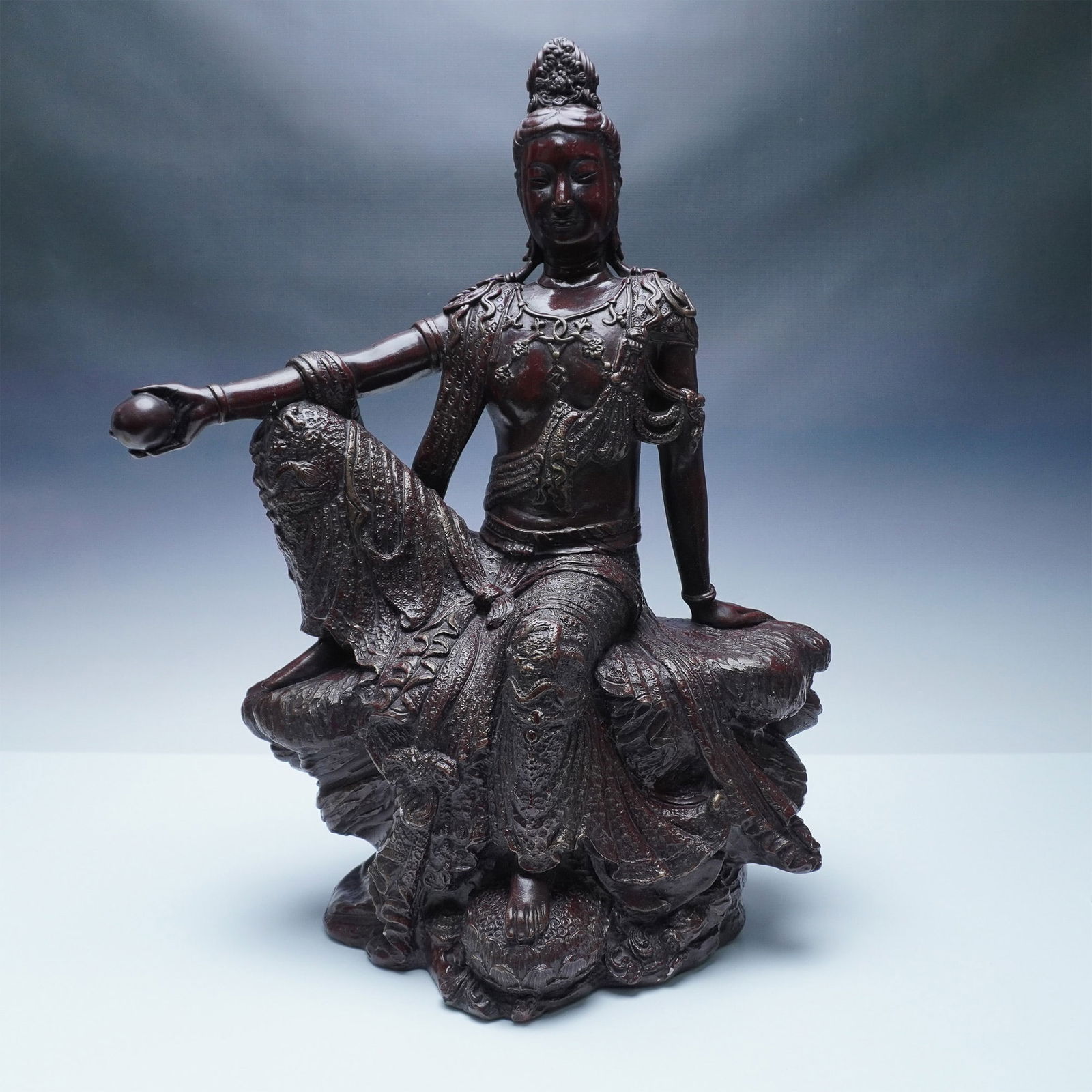 Austin Sculpture, Seated Guanyin Bodhisattva (1 of 5)