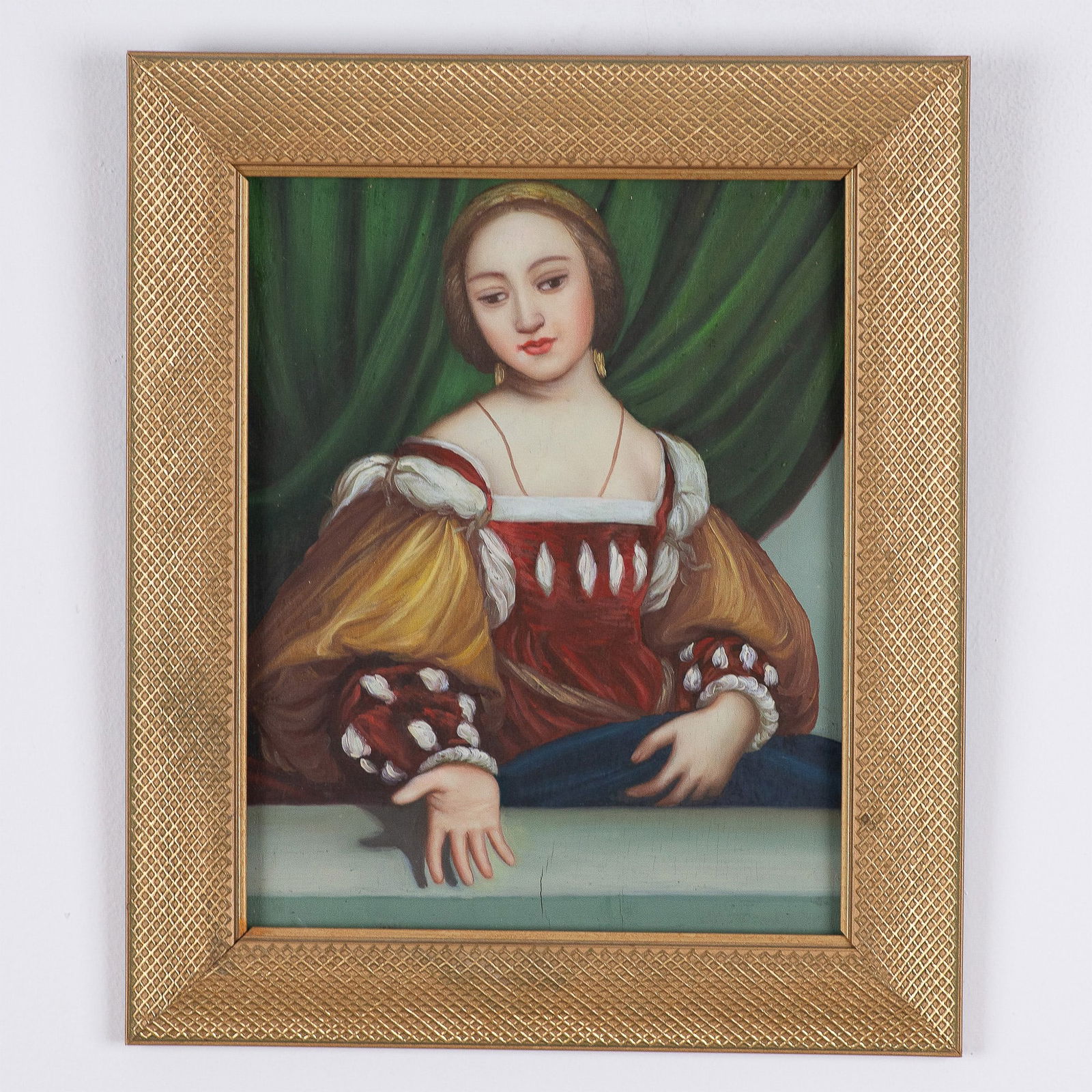 3pc Framed Original Paintings Depicting Historical and Genre (1 of 7)