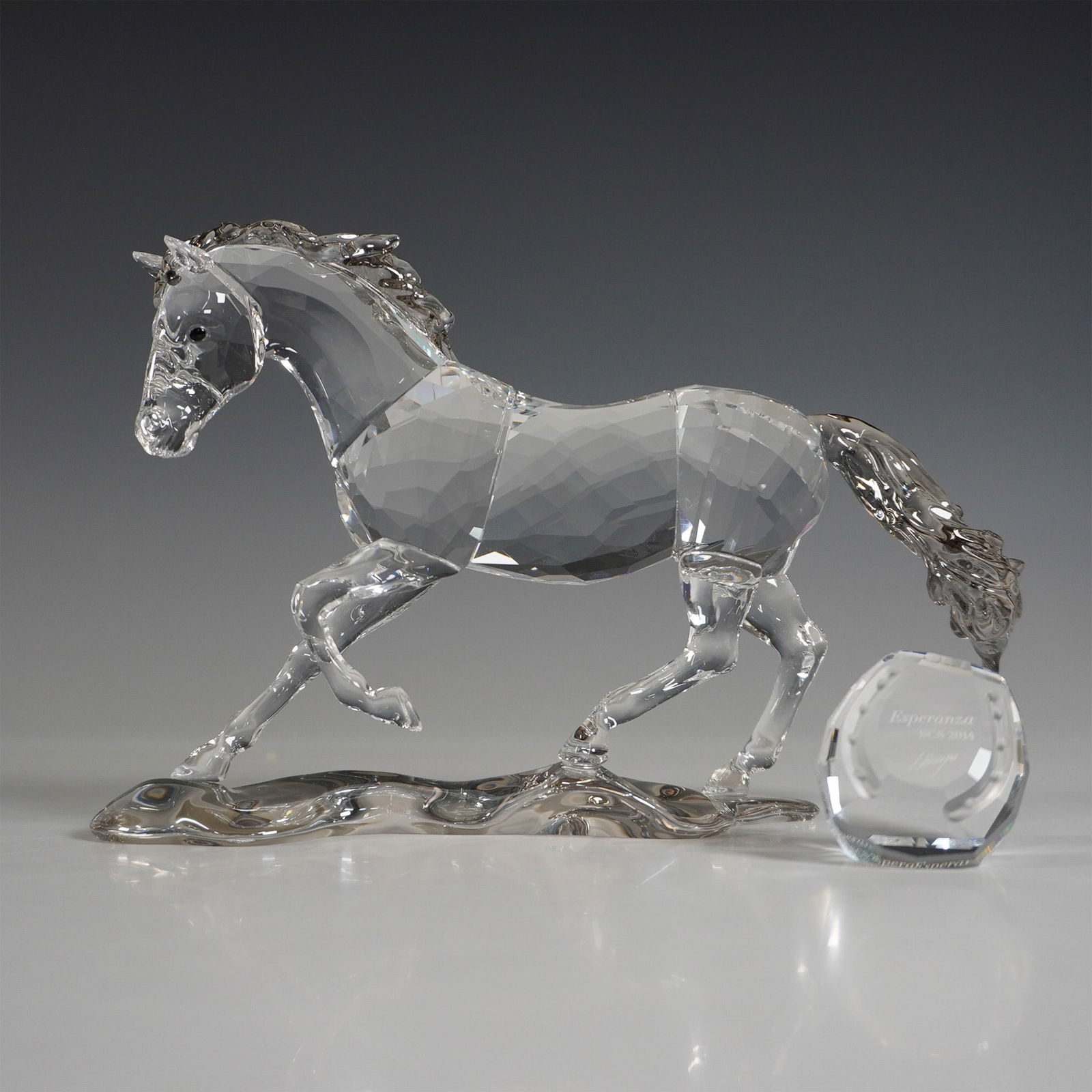 Swarovski SCS AE Horse Esperanza Figurine w/Plaque (1 of 5)