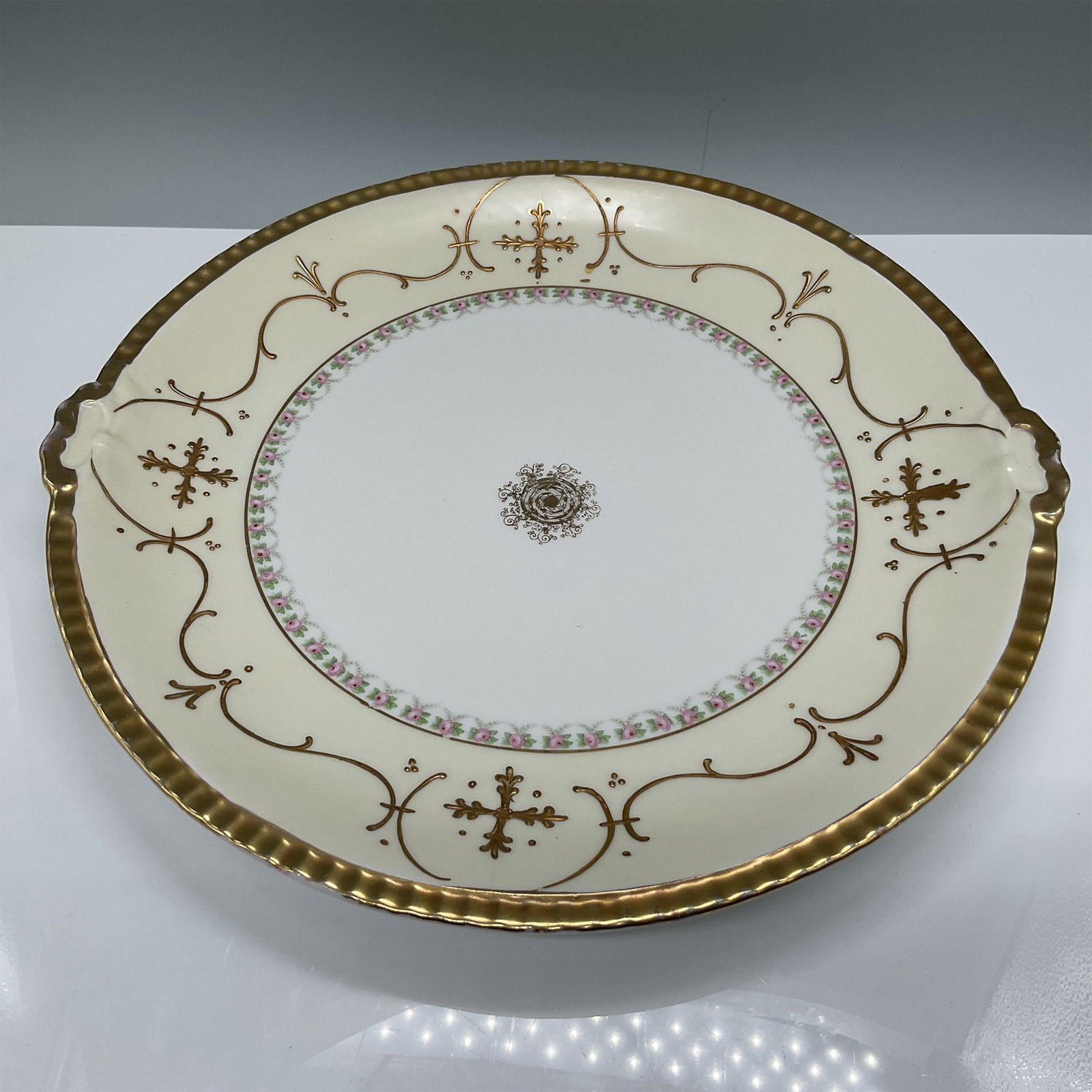 T&V Limoges France Porcelain Cake Plate (1 of 2)