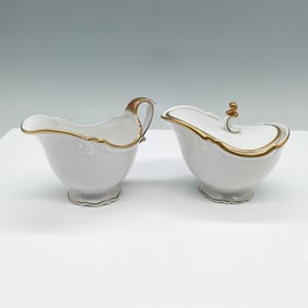 2pc PT Bavaria Barbizon Creamer and Sugar Bowl with Lid