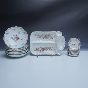 15pc Mark & Gutherz Carlsbad Austria China Serving Set