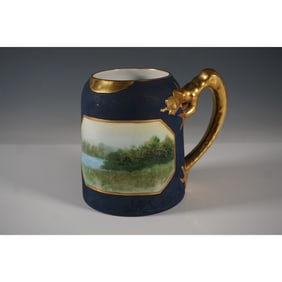 Hutschenreuther & Co Porcelain Mug with Landscape