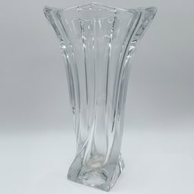 Cofrac Art Verrier Crystal Vase
