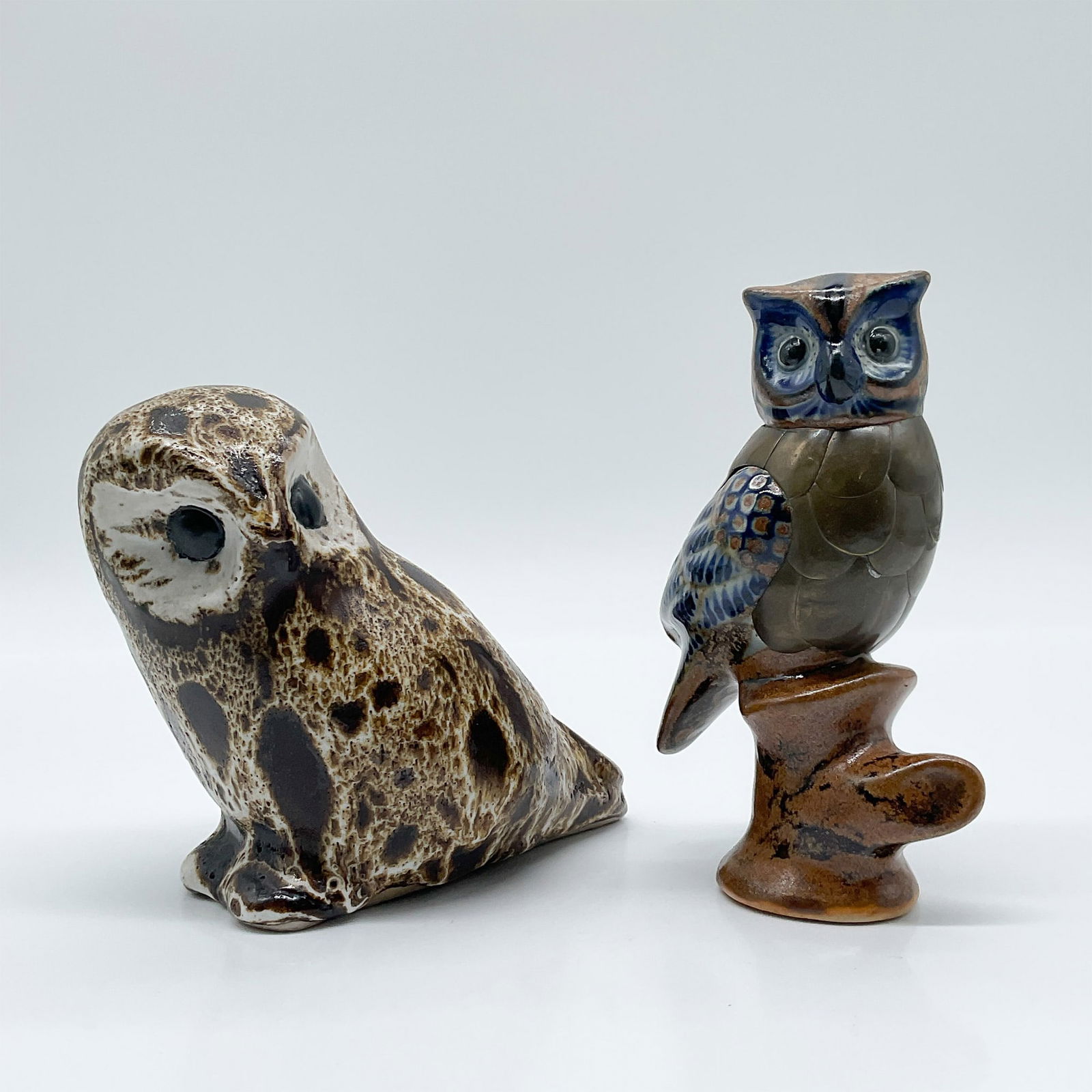 Pair of Ceramic Owl Figurines (1 of 3)