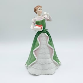 Royal Doulton Porcelain Figurine, Merry Christmas HN3096