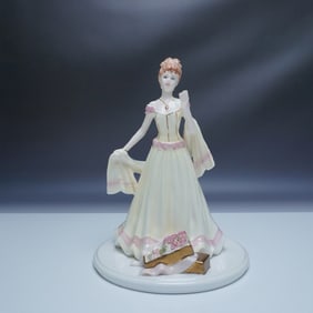 Coalport I'll Never Forget You Pink Carnations Figurine