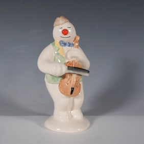 Royal Doulton The Cellist Snowman Figurine with Box DS17