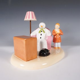 Coalport The Snowman "A Cold Night In" Figurine