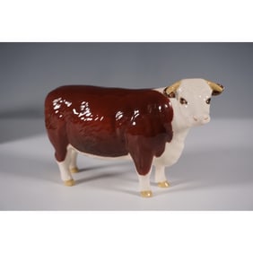 Royal Doulton Hereford Cow Figurine BESF1360G
