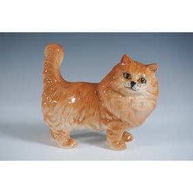 Royal Doulton Figurine, Persian Cat - Ginger DA132