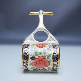 Royal Crown Derby Mini Garden Roller Figurine