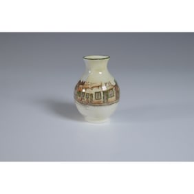 Royal Doulton Miniature Vase, Bill Sykes Design