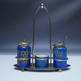 Royal Doulton Cruet Set with Viceroy Stand