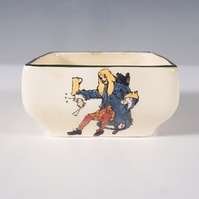 Royal Doulton Square Dish with Tavern Scene
