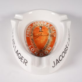 Royal Doulton Hotel Porcelain Ashtray Advertising