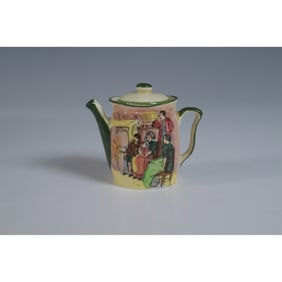 Royal Doulton Miniature Teapot, The Cottar?s Saturday Night