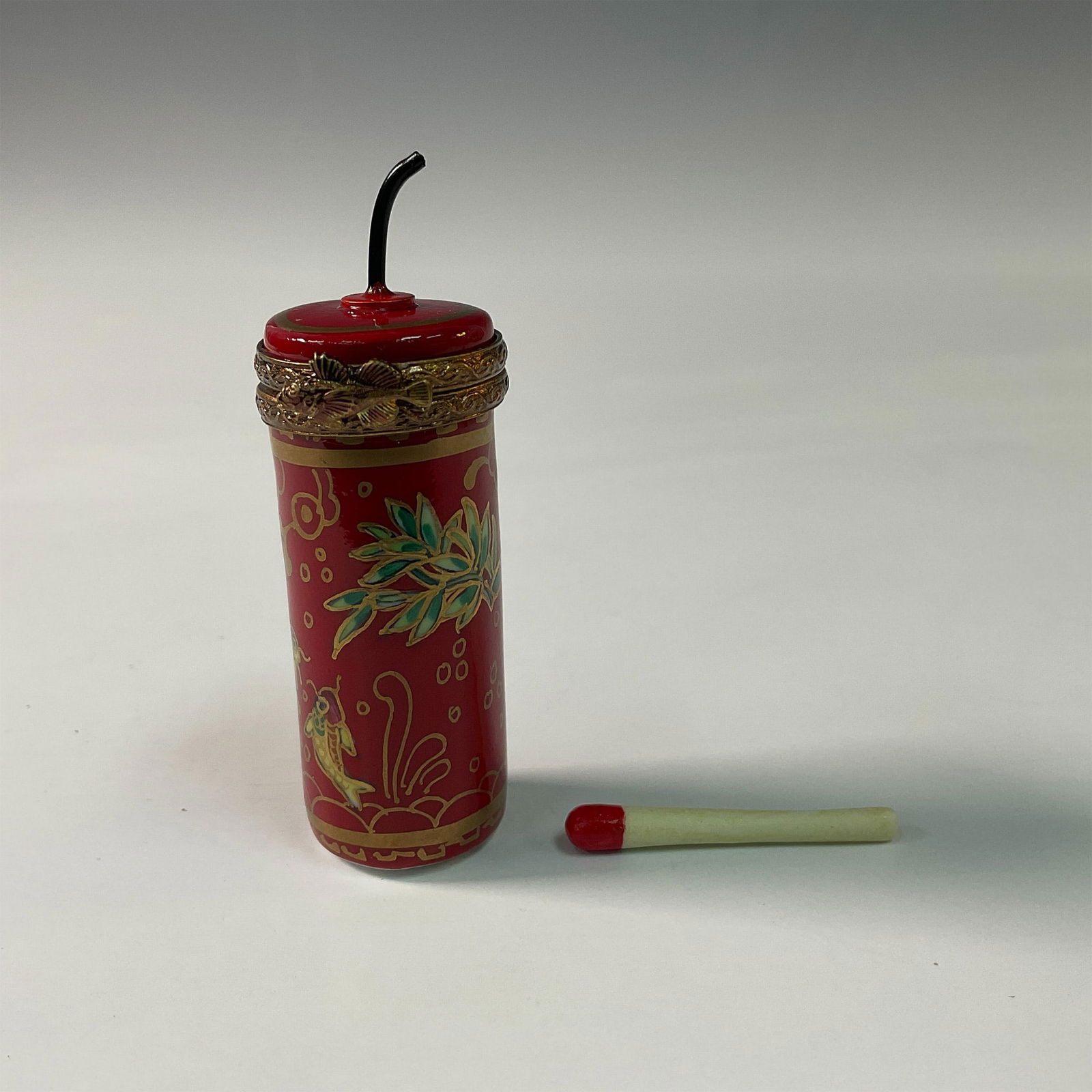 Limoges French Chinese Firecracker Theme Collectible Box (1 of 5)