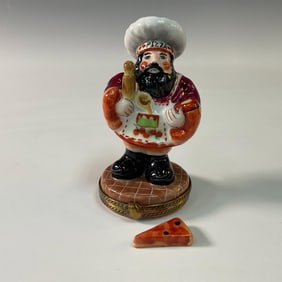 RMC Limoges French Pizzaiolo Theme Collectible Box