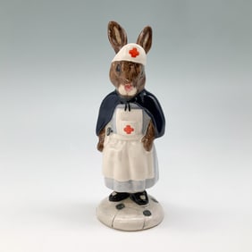 Royal Doulton Bunnykins Figurine, Nurse DB74 w/ Box