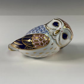 Royal Crown Derby Owl Paperweight