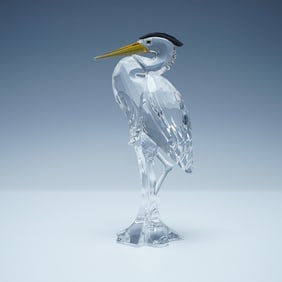 Swarovski Crystal Heron Figurine