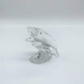 Swarovski Crystal Figurine 1992 Whales, Care for Me
