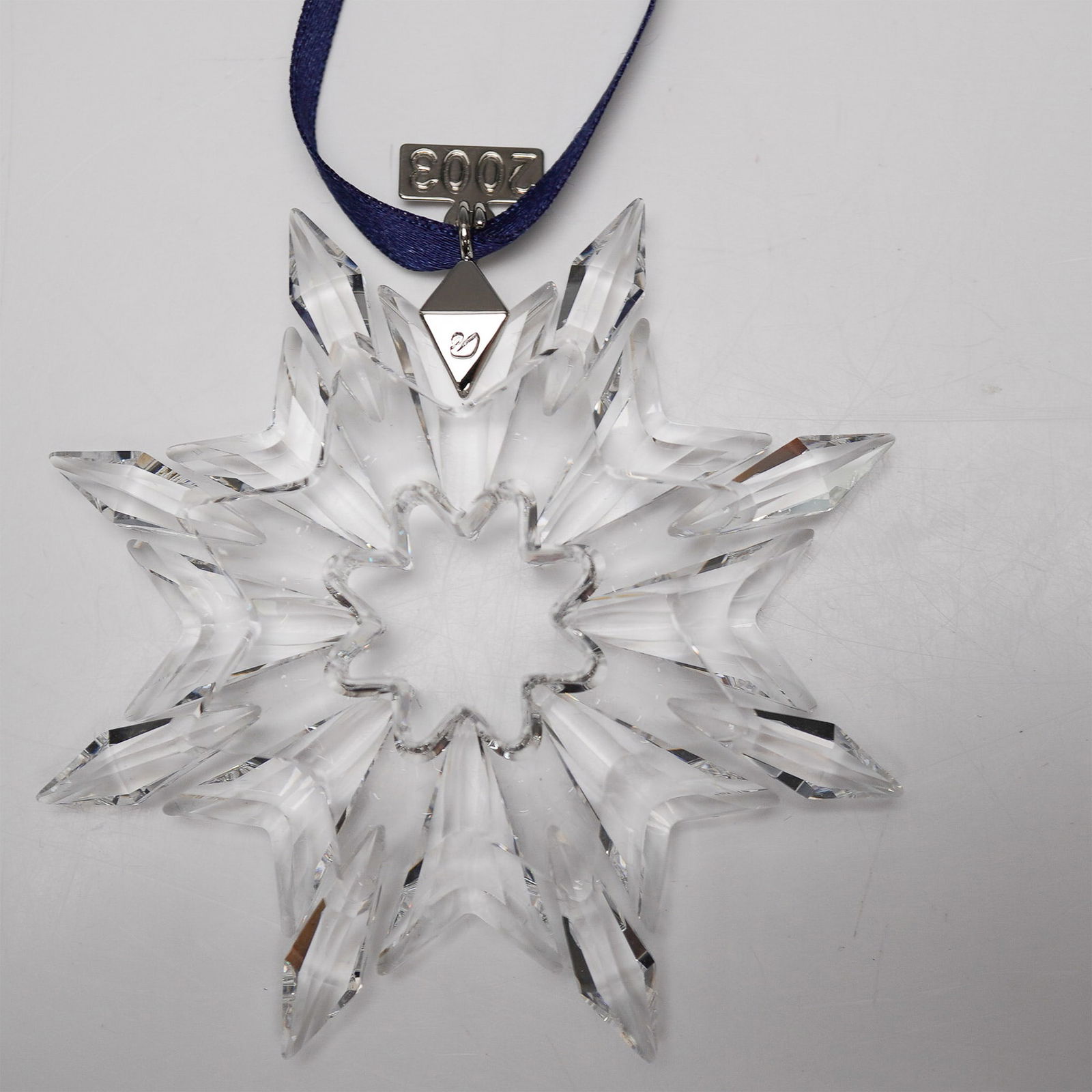 Swarovski Crystal 2003 Annual Christmas Ornament with Original Box (1 of 3)