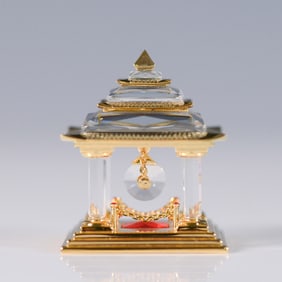 Swarovski Crystal Figurine, Japanese Temple
