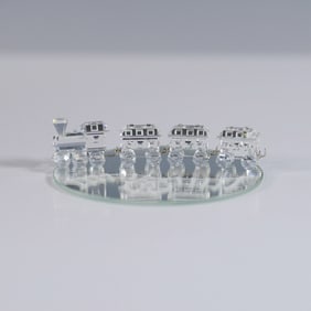 Swarovski Crystal Figurine, Mini Train Set