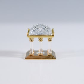 Swarovski Crystal Memories Figurine, Greek Temple