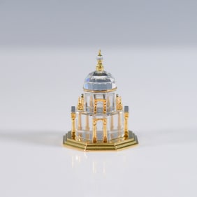 Swarovski Crystal Memories Journeys Gold Cathedral Figurine