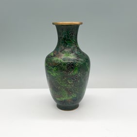 Chinese Cloisonne Vase with Dragon Motif