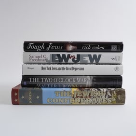 5pc Books on Jewish History and Culture