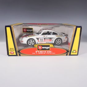 Bburago 1:18 Porsche 911 Carrera Racing Diecast Model