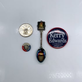 4pc United States Historical Memorabilia