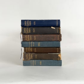 Set of 7 Jane Fighting Ships Reference Books Pre WWII