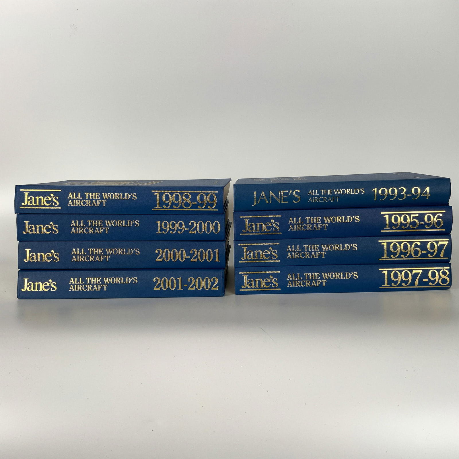 8 Jane All the Worlds Aircraft Reference Books 1993-2002 (1 of 5)