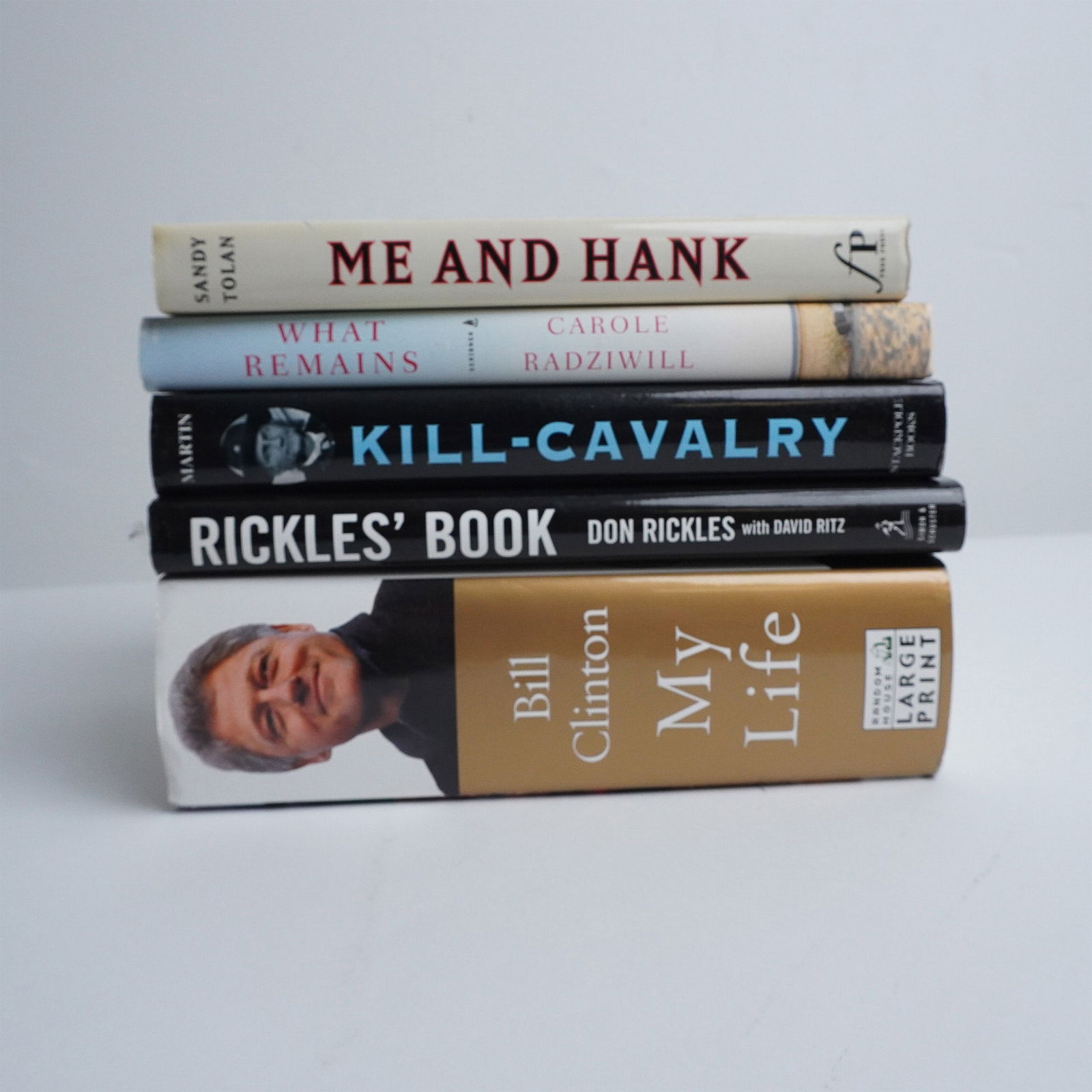 5pc Book Collection of Memoirs, History & Biography (1 of 7)