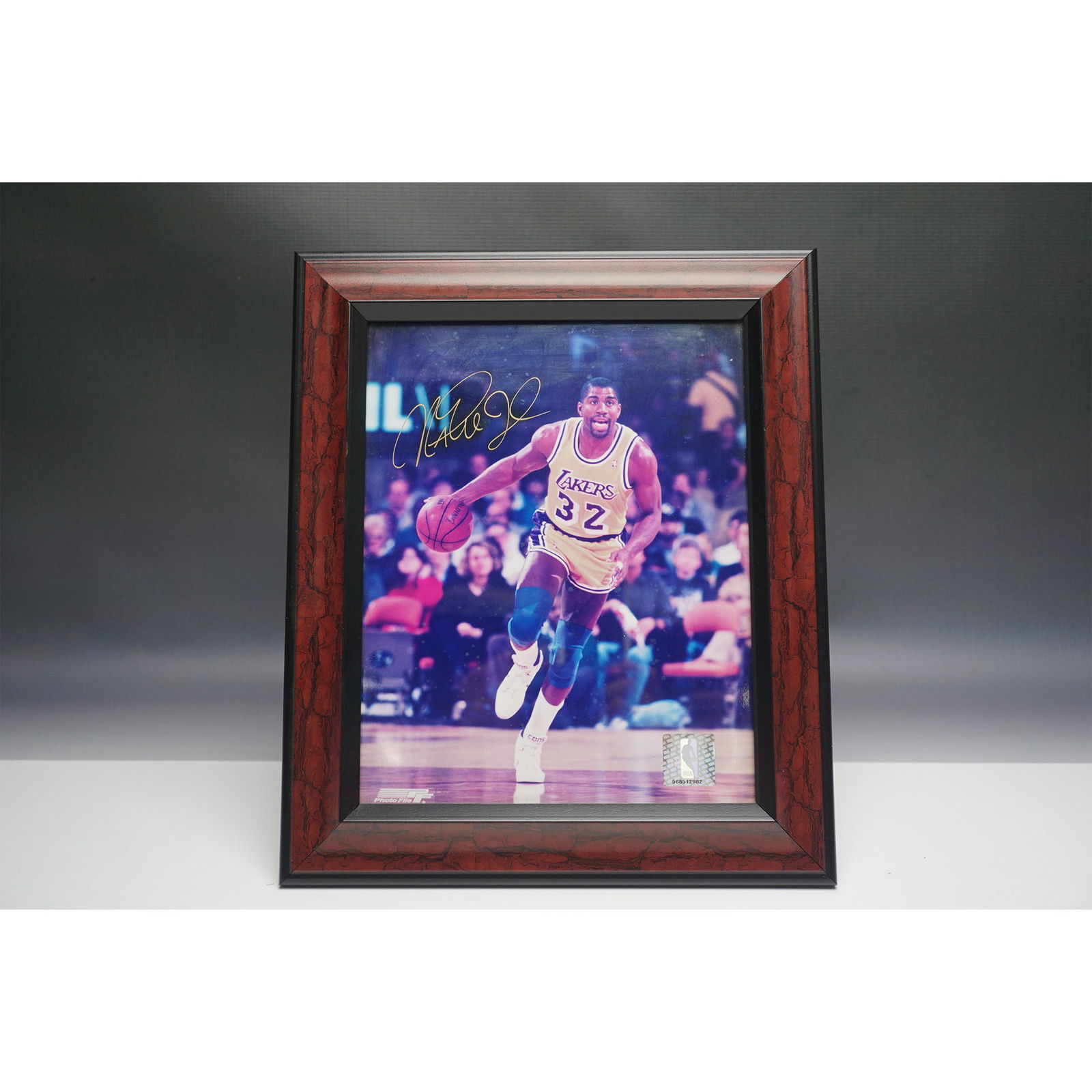 Magic Johnson Autographed Framed Photo with COA (1 of 4)