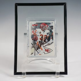 Marcus Allen Signed Kansas City Chiefs Football Card