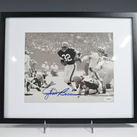 Jim Brown, Football Photo, Autographed