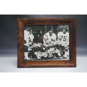 Joe Greene, Framed Signed Photograph by Fameabilia
