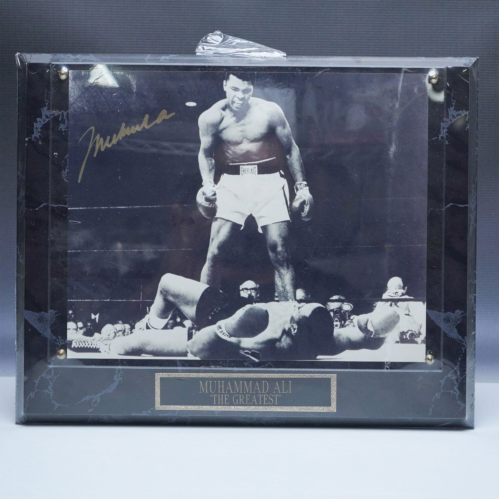 Muhammad Ali, Signed Boxing Photo, Sonny Liston Knockout (1 of 4)